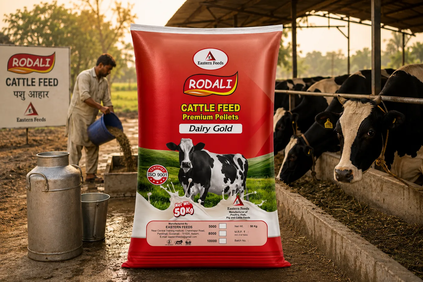 Eastern Feeds Dairy gold bag