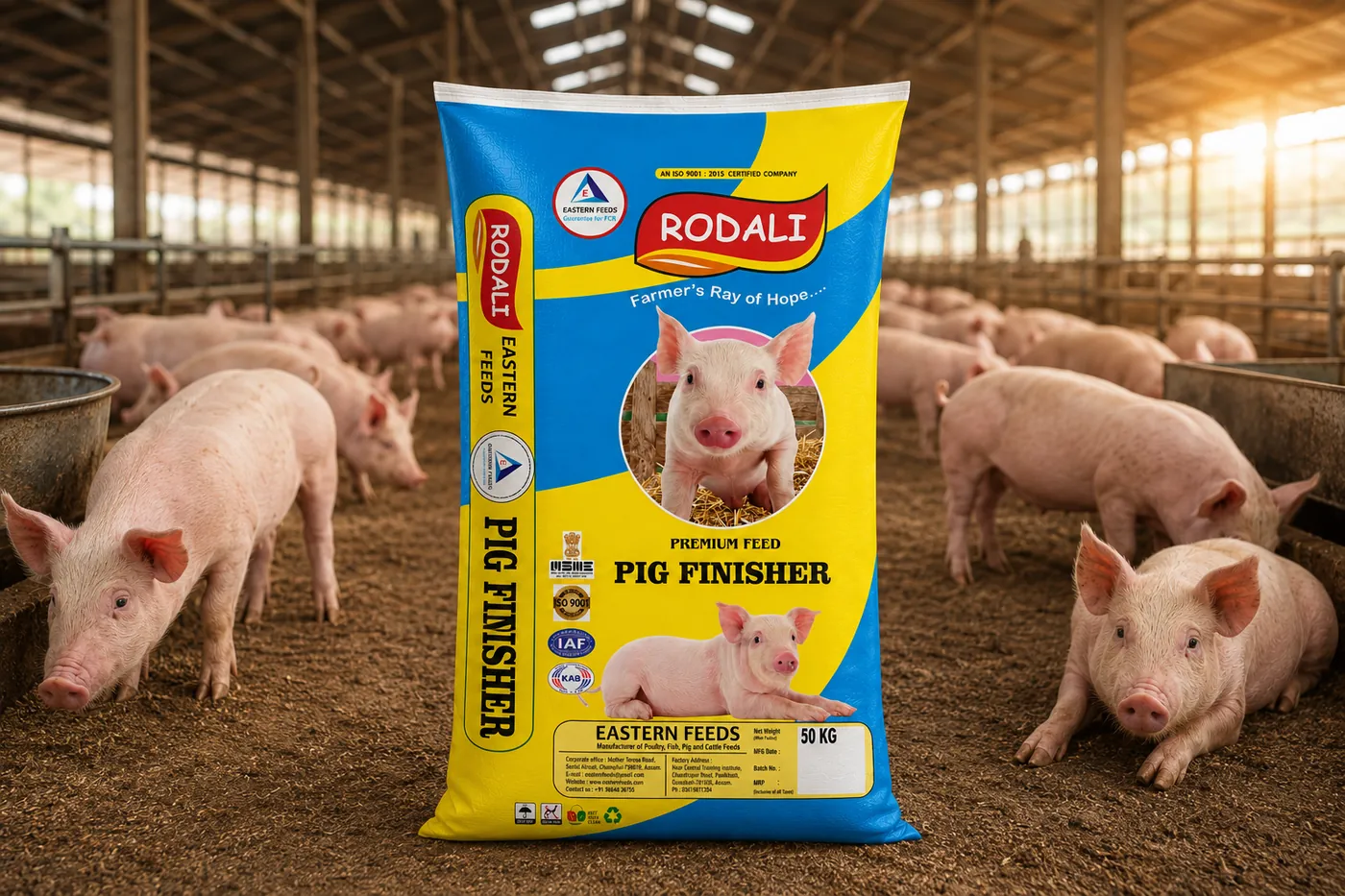 Eastern Feeds Pig Finisher Feed bag