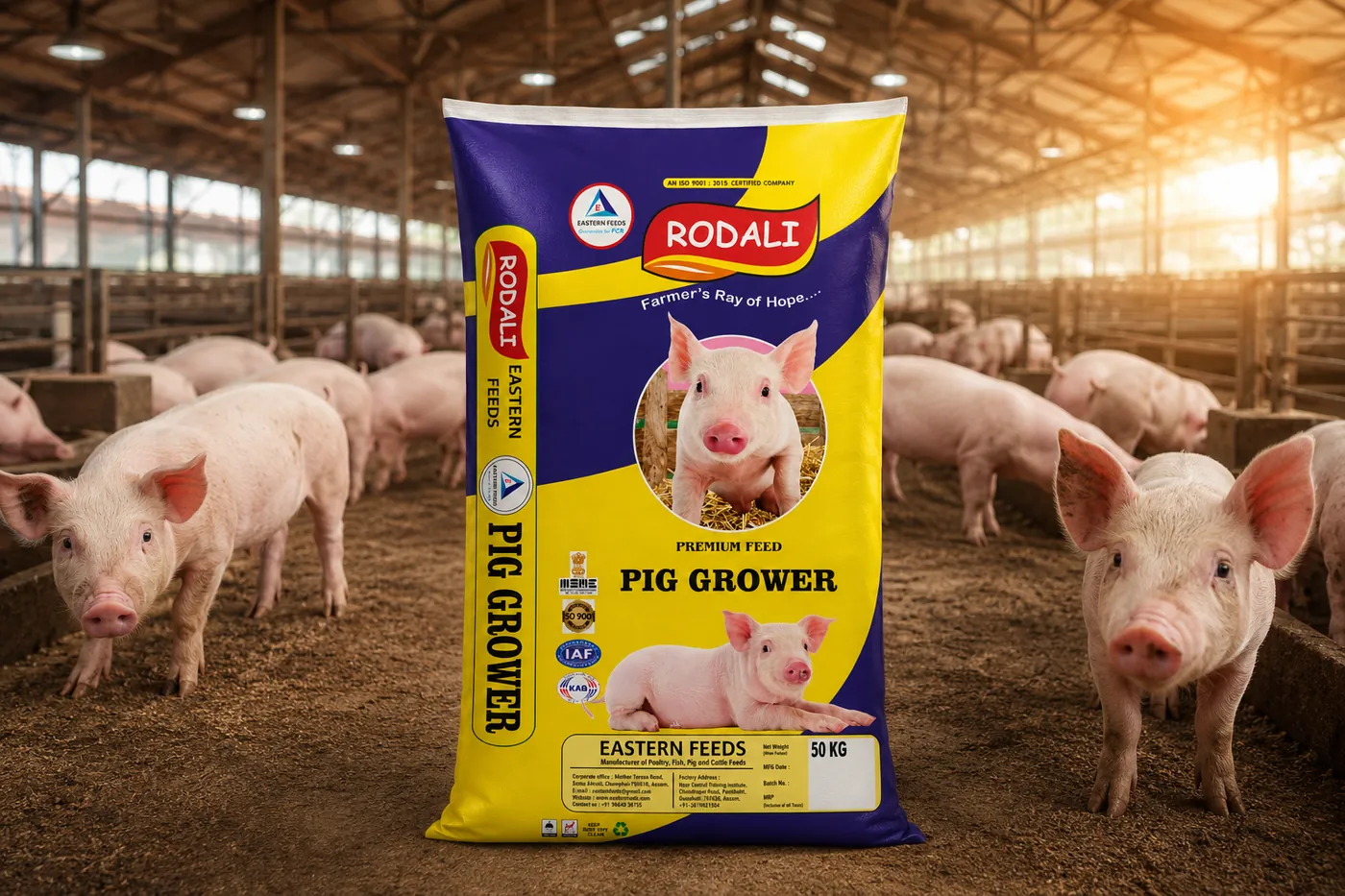 Eastern Feeds Pig Grower Feed bag