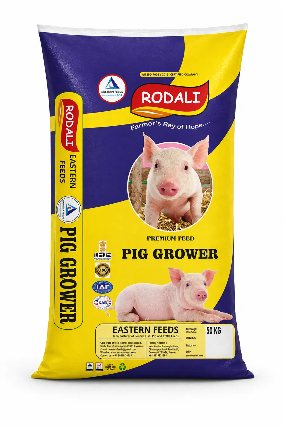 Eastern Feeds Pig Grower Feed bag