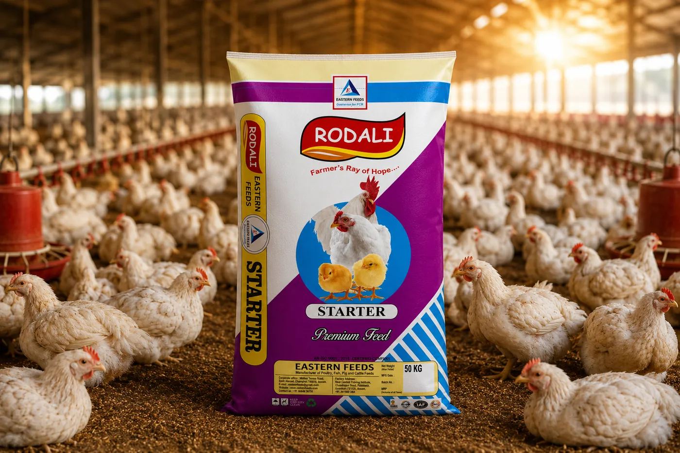 Eastern Feeds Broiler Starter Feed bag