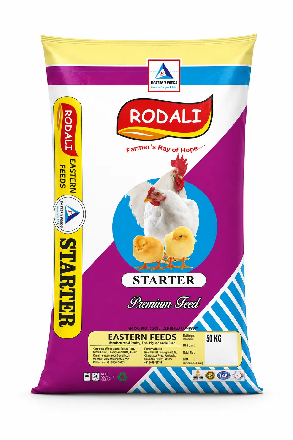 Eastern Feeds Broiler Starter Feed bag