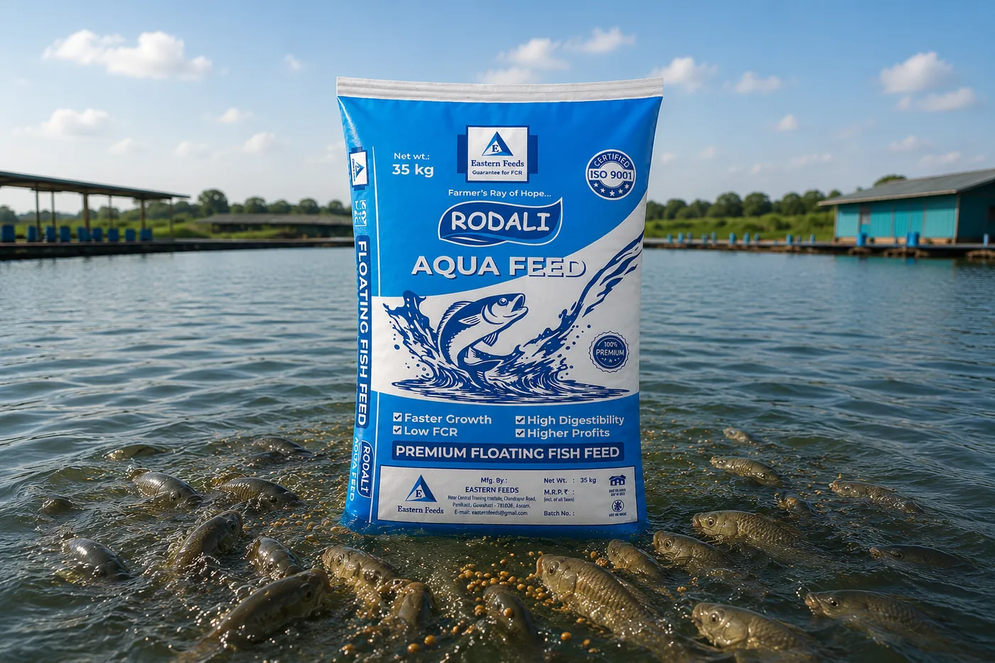 Eastern Feeds Floating Fish Feed pellets