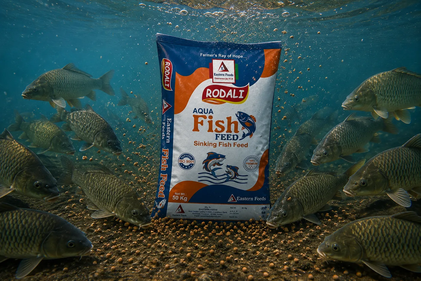 Eastern Feeds Sinking Fish Feed pellets